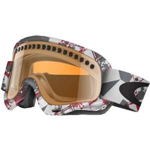 Shattered Adult Snocross Snowmobile Goggles Eyewear w/ Free B&F Heart 