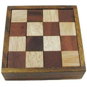  Devils Chess Wooden Brain Teaser Puzzle: Toys & Games