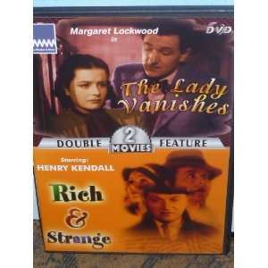  double feature THE LADY VANISHES & RICH AND STRANGE 