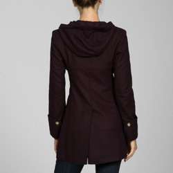 MICHAEL Michael Kors Womens Wool Hooded Babydoll Jacket   