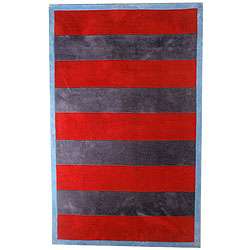 Classic Stripes Navy Rug (5 x 8)  