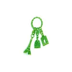  Keychain 3 Monuments of Paris Green color