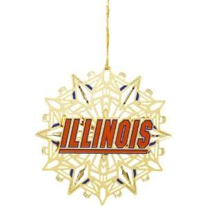 Baldwin University of Illinois Logo 3 inch Sports Ornament  
