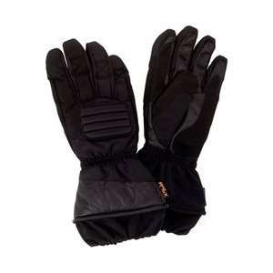   Motorcycle/Ski Gloves Genuine Leather Patches Long Fitted Cuffs