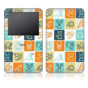  Apple iPod 5th Gen Video Skin Decal Sticker   Animal Squares 
