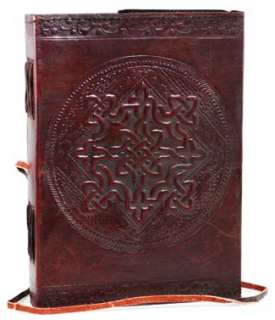 Celtic Knot Leather Blank Book Journal Book of Shadows  