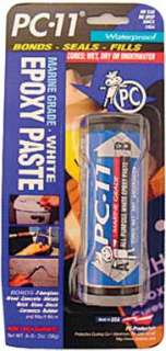 PC Epoxy 020111 PC 11 Waterproof Marine Glue Paste Works Wet, Dry, or 