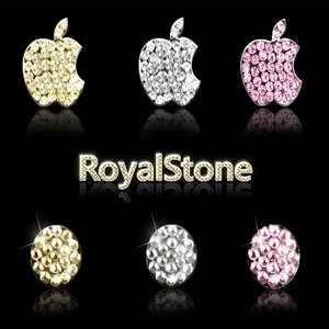 Luxury Apple iPhone 3G 4 4S RoyalStone Deco Home Button Sticker Case 