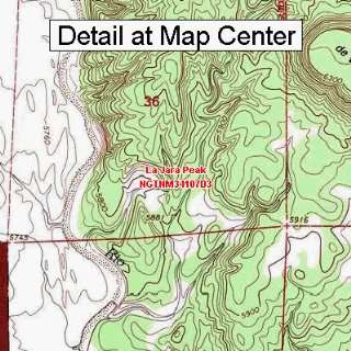  USGS Topographic Quadrangle Map   La Jara Peak, New Mexico 