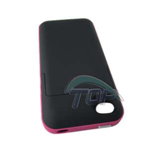 Fuchsia Juice Pack Plus External Battery Case for iPhone4,4S 2000mah 