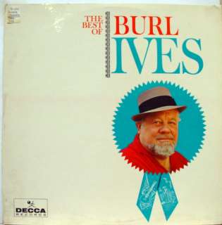 BURL IVES the best of 2 LP vinyl DL 4103 VG+  