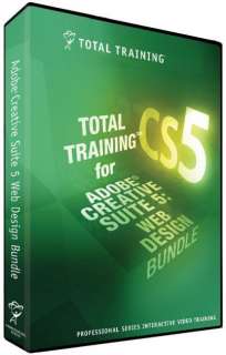Total Training Adobe Creative Suite 5 CS5 Bundle NEW 827911369725 