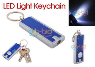 New LED Camping Keyring Torch Keychain Flashlight Lamp  
