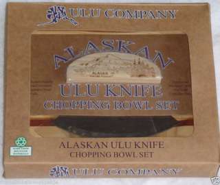 Alaskan ULU Knife & Chopping Bowl Set  