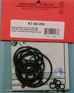 Senco SCN50 SCN200 Coil Nailers O Ring Kit   KTSE050  