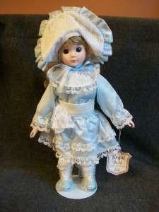 Regal Doll Collection 17 Porcelain Doll in Blue Dress  