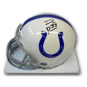 Dominic Rhodes autographed Football Mini Helmet (Indianapolis Colts 