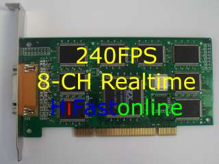 channel 240fps realtime cctv pci dvr card model no h i fast dvr 108