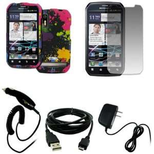   ) + Home Wall Charger + USB Data Cable for Sprint Motorola Photon 4G