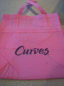 CURVES FOR WOMEN REUSABLE GROCERY BEACH BAG, CARRYALL  