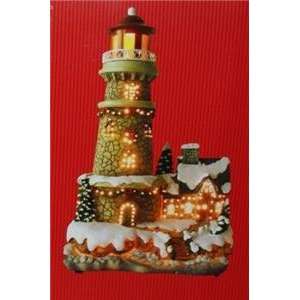   Optic Lighthouse/Village Light House/Christmas Fiber Optic Lighthouse