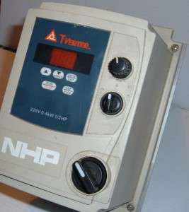 Verter E2 2P5 H1FN4S Variable Speed Drive used  