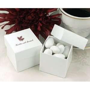   Favor Box Personalized (25 per order) Wedding Favors: Kitchen & Dining