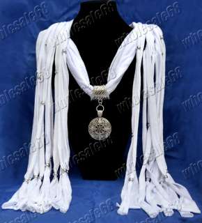 New Womens white soft fashion Long 100% cotton Scarf Wrap Stole 