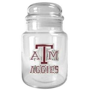  Texas A&M Aggies   31oz Glass Candy Jar   Primary Logo 