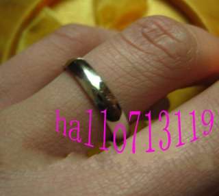 Hot wholesale 100pcs 4mm wide stainless steel ring  
