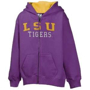 LSU Tigers Preschool Purple Ranger Full Zip Hoody Sweatshirt:  