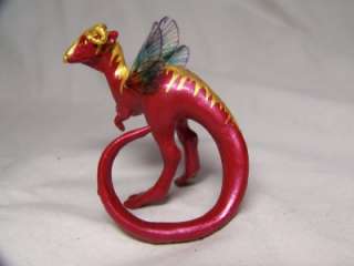 dinosaur Dragon OOAK Fairy Miniature #59 Kate Sjoberg  