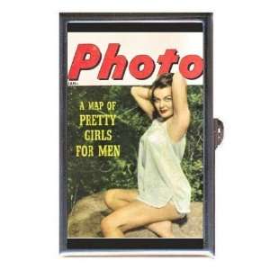  1950s Pin Up Magazine Cutie Coin, Mint or Pill Box Made 