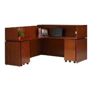    Mayline Office Furniture L Shaped Reception Desk: Office Products