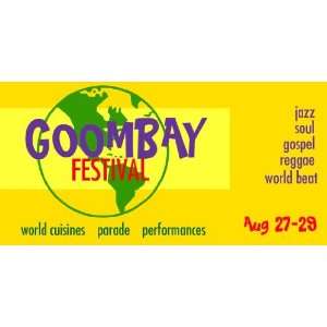  3x6 Vinyl Banner   Goombay Festival 