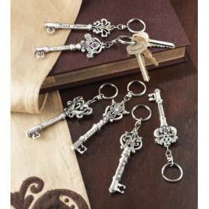   De Lis Keychain Pewter (Set of 12) Assorted by Midwest CBK Home