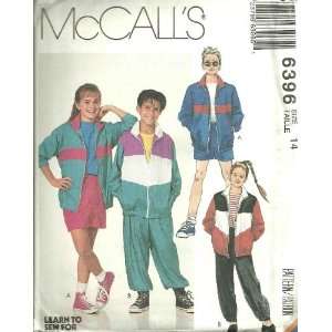  Jacket, Pants And Shorts (McCalls Sewing Pattern 6396, Size: 14