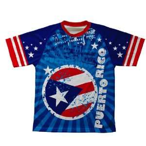  Puerto Rico Technical T Shirt for Men: Sports & Outdoors