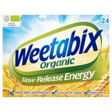 Weetabix Organic Whole Grain Cereal 24S   Groceries   Tesco Groceries