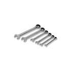 Duratool NEW 6 Piece Metric Ratcheting Spanner Wrench Set