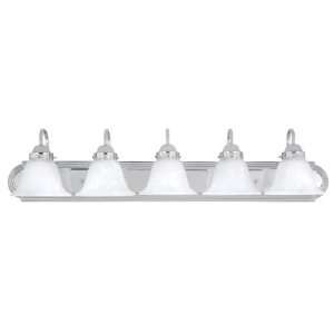 Capital Lighting 1035CH 118 5 Light Vanity Fixture, Chrome Finish with 