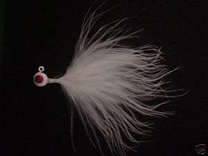 Best Crappie Jigs White 1/16 oz Jig for Clear Water  