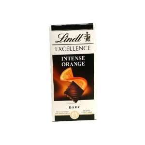 Lindt Excellence Chocolate Bar Intense Orange, 3.5 Ounce Bars (Pack of 