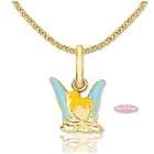 Disney 14k Gold Tinkerbell adjustable up to 15 inches