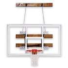    Folding Wall Mounted Basketball Hoop with 72 Inch Acrylic Backboard