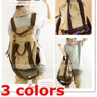   Canvas Messenger Shoulder Backpack Hand Multi  Bag Purse GL  