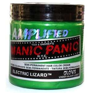     Electric Lizard Green Amplified Semi Permanent Hair Dye Beauty