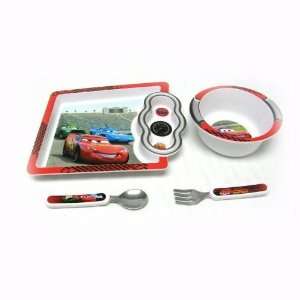    The First Years Disney Cars 4 Piece Reusable Feeding Set: Baby