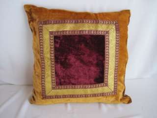 Victorian Pillow Lot (3) Silk, Embroidered, Velvet  