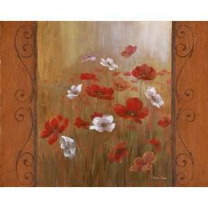 Poppies & Morning Glories I by Vivian Flasch 20x16  